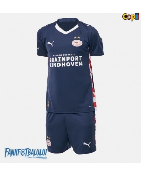 PSV Eindhoven Echipament de Fotbal Replică 2025-26 Copii Deplasare (+ Șorturi)